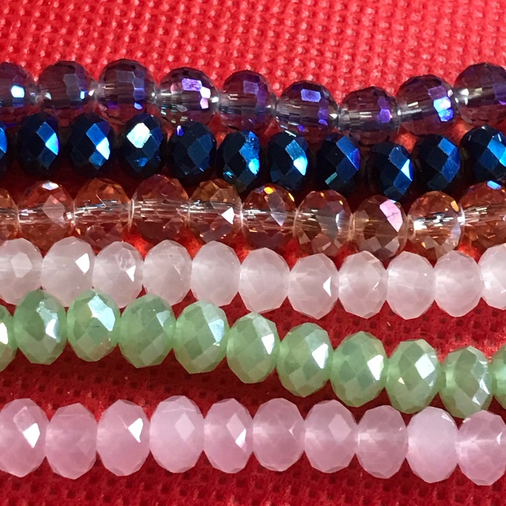 6 strands crystal